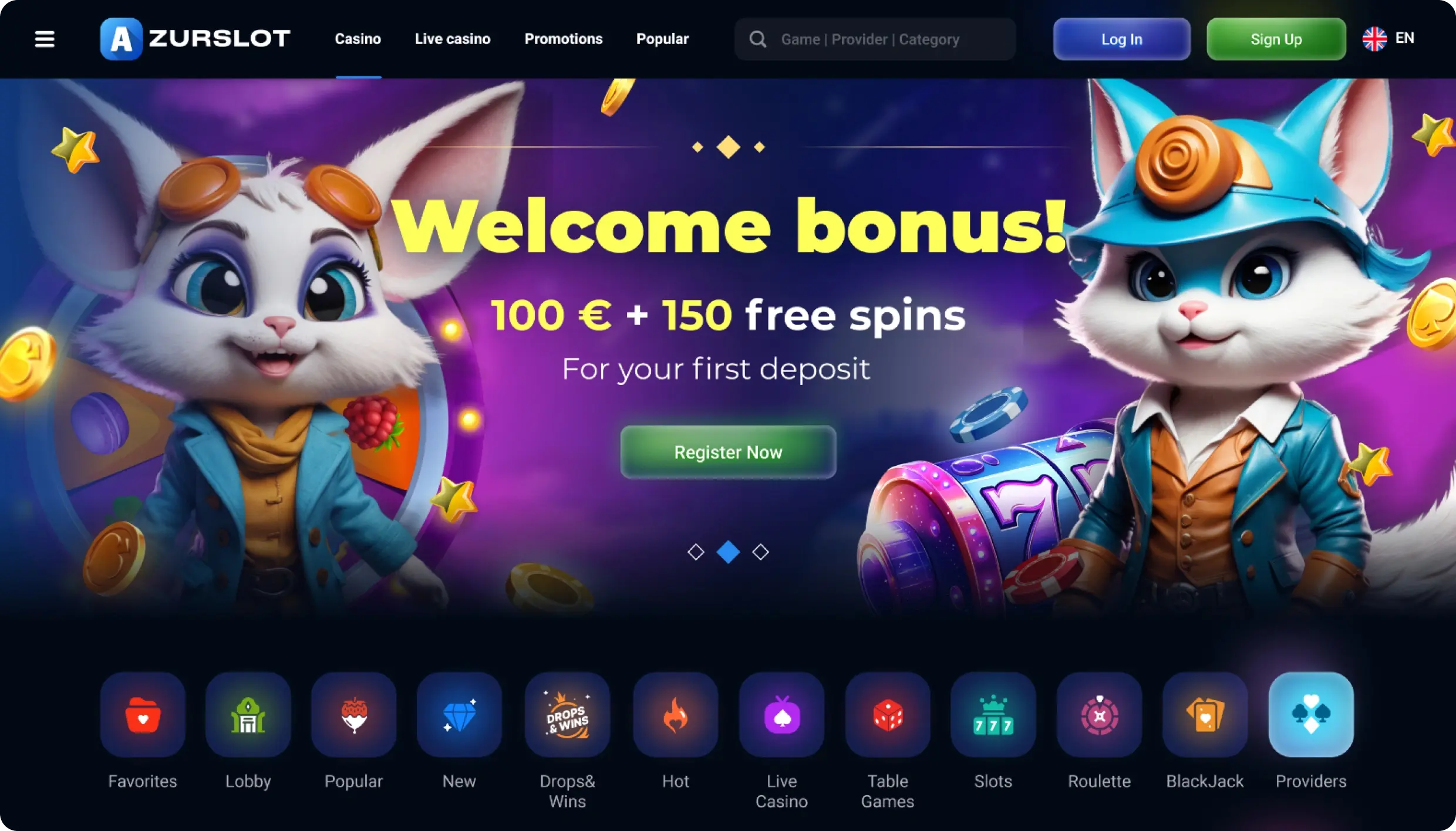 Azur Slot på nett Azur Slot på nett
